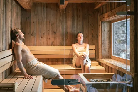 Eigene Sauna in der Schönwieshütte