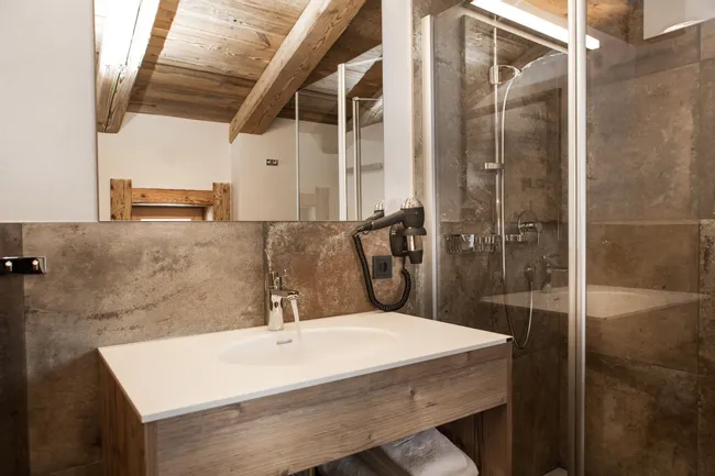 Badezimmer im Chalet