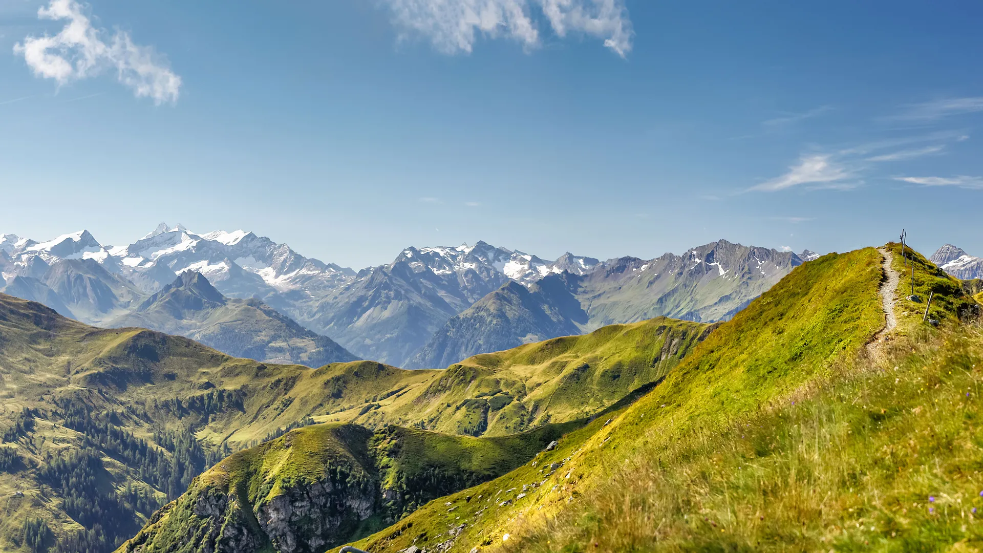 Berggipfel rund um das Glemmtal