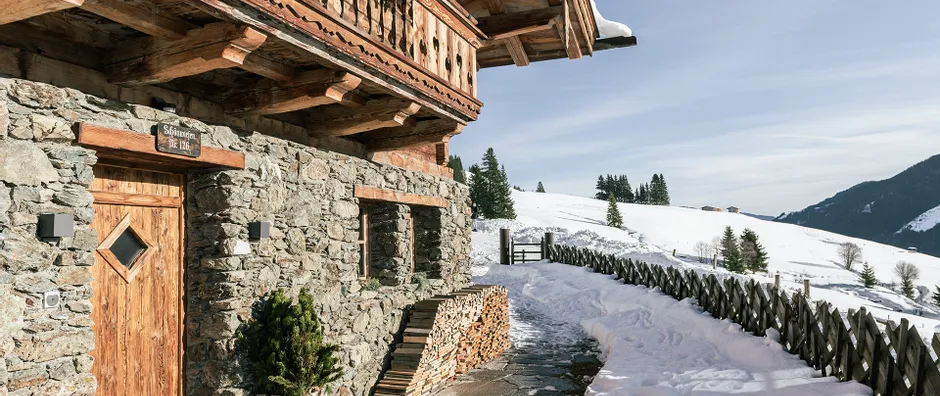 Die Schönwieshütte im Winter